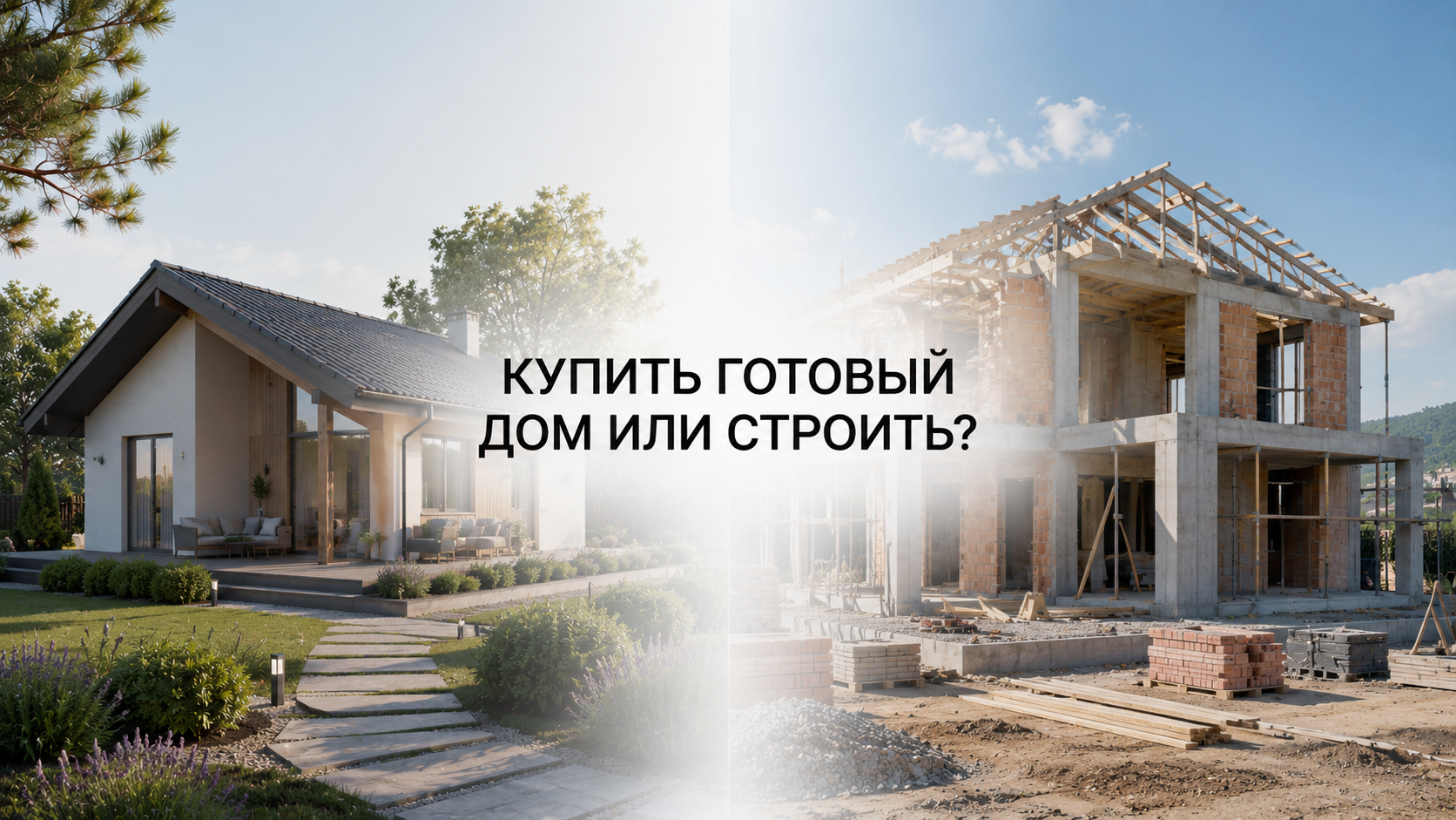 Купить готовый загородный дом в Крыму или строительство по индивидуальному проекту?